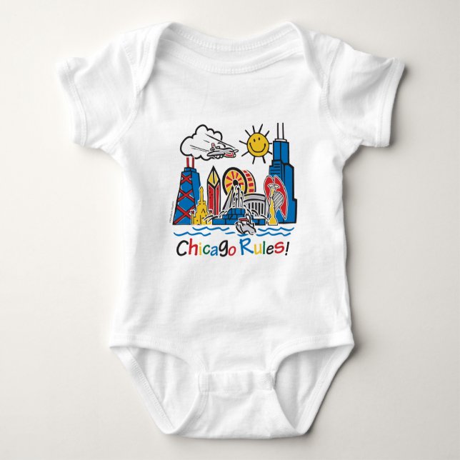 Chicago Rules Baby Bodysuit (Front)