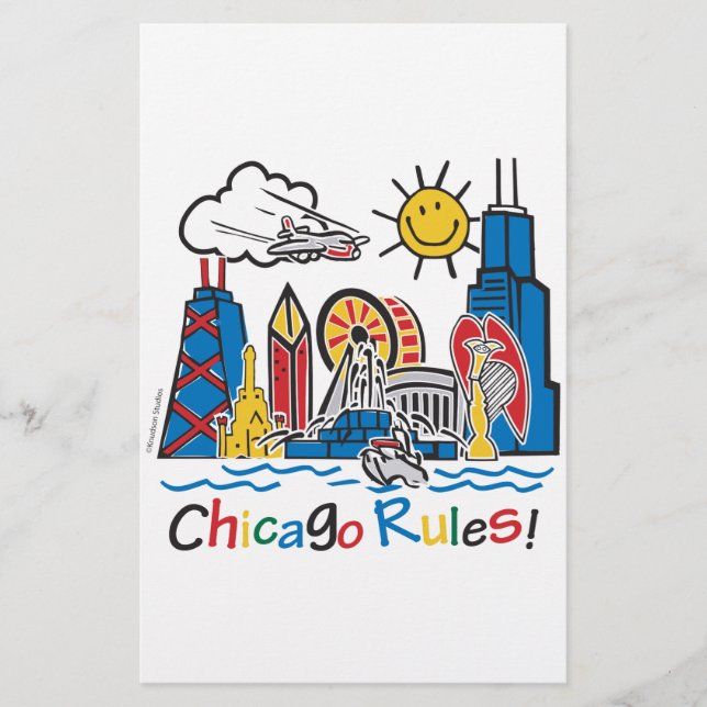 Chicago Rules Stationery (Front)