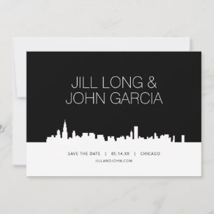 Chicago Save the Date Invitation