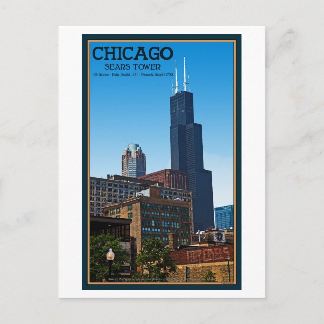 Chicago - Sears Tower Postcard (Front)
