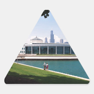 Chicago Shedd Aquarium collection Triangle Sticker
