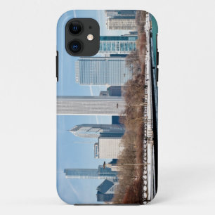 Chicago skyline across frozen Lake Michigan Case-Mate iPhone Case