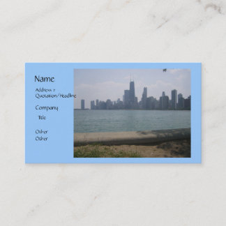 Chicago Skyline Business Card