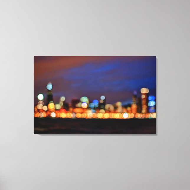 Chicago Skyline Canvas Print (Front)