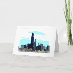 Chicago Skyline Card