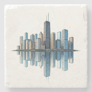 Chicago Skyline Coasters