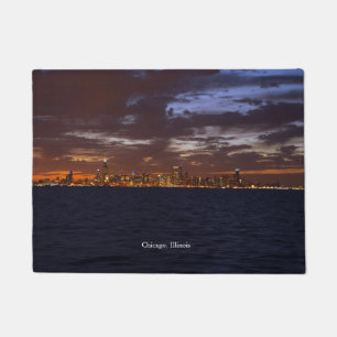 Chicago Skyline door mat