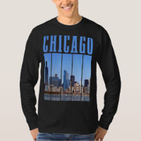 Chicago Skyline Illinois Vintage Pride Chicago