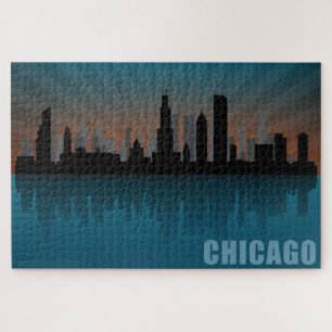 Chicago Skyline Jigsaw Puzzle