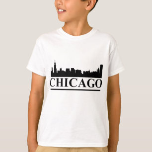 Chicago Skyline Kids T-shirt