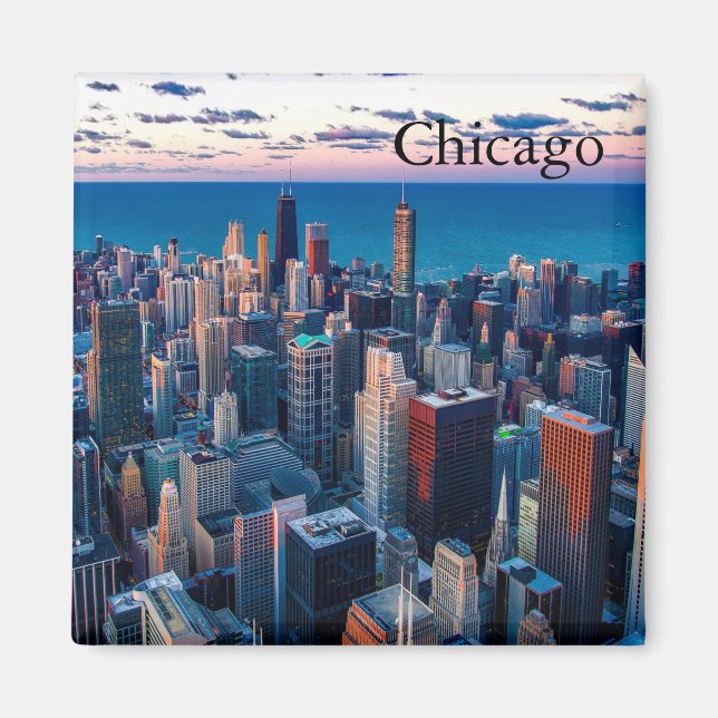 Chicago Skyline Magnet (Front)