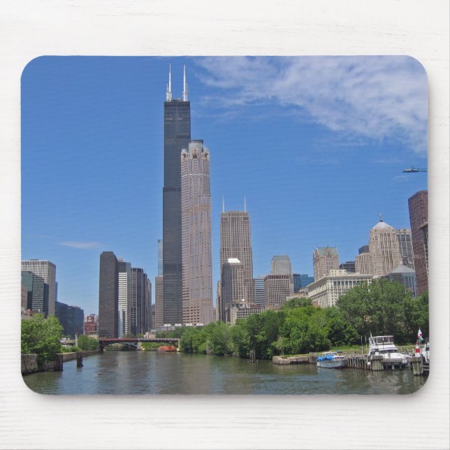 Chicago Skyline Mouse Pad (Front)