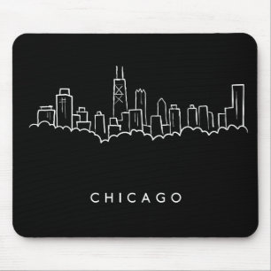 Chicago Skyline Mouse Pad