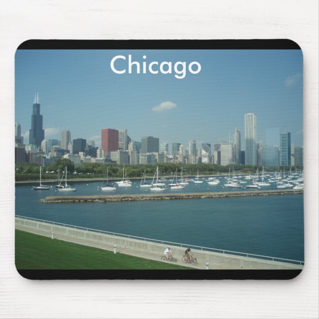 Chicago Skyline Mouse Pad (Front)