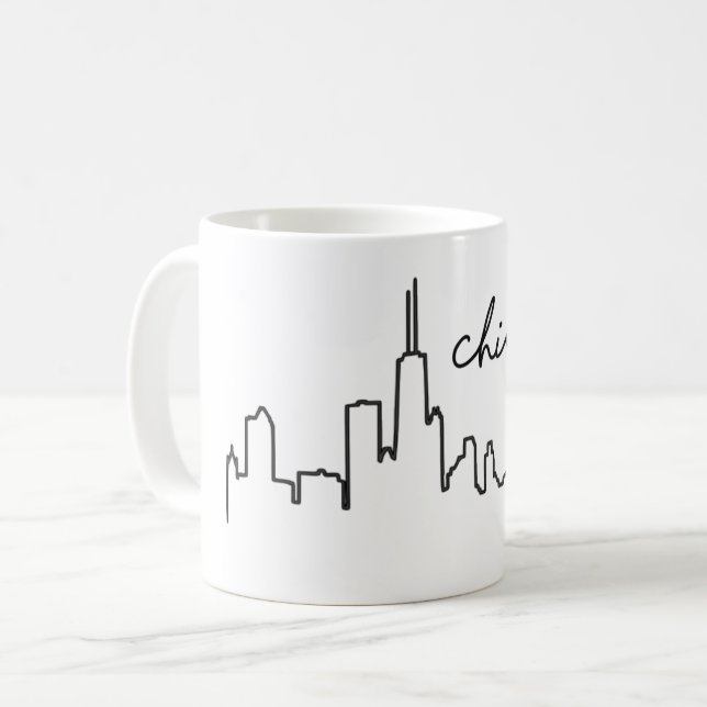 Chicago Skyline Mug (Front Left)