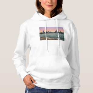 Chicago Skyline Painterly Hoodie
