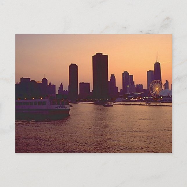 Chicago Skyline Postcard (Front)