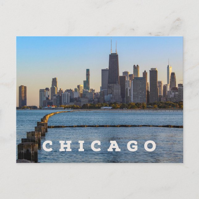 Chicago Skyline Postcard (Front)