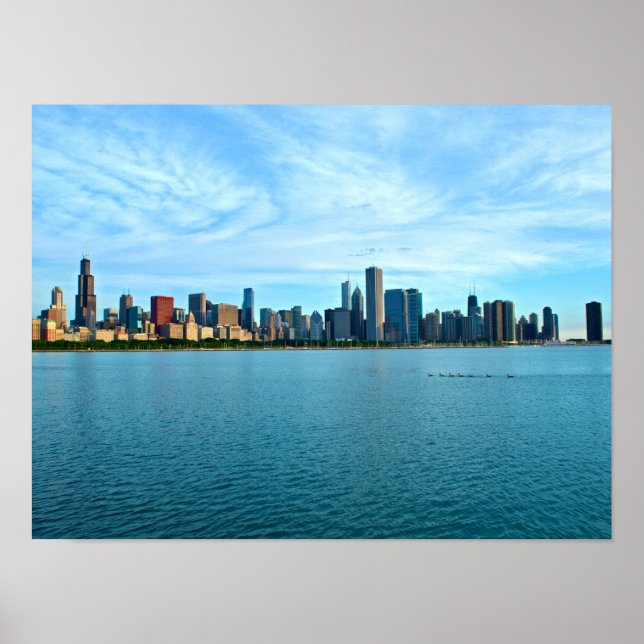Chicago Skyline Poster (Front)