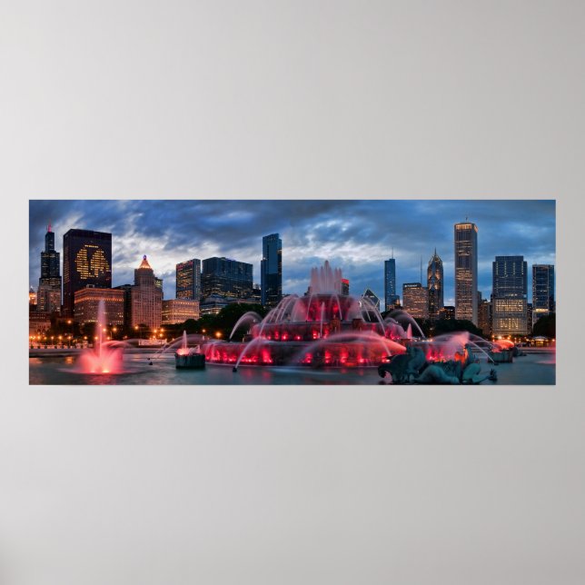 Chicago Skyline Poster (Front)