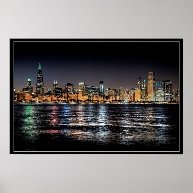 Chicago skyline poster (Front)