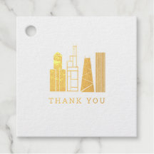 Chicago Skyline Thank You 