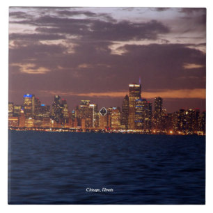 Chicago Skyline tile
