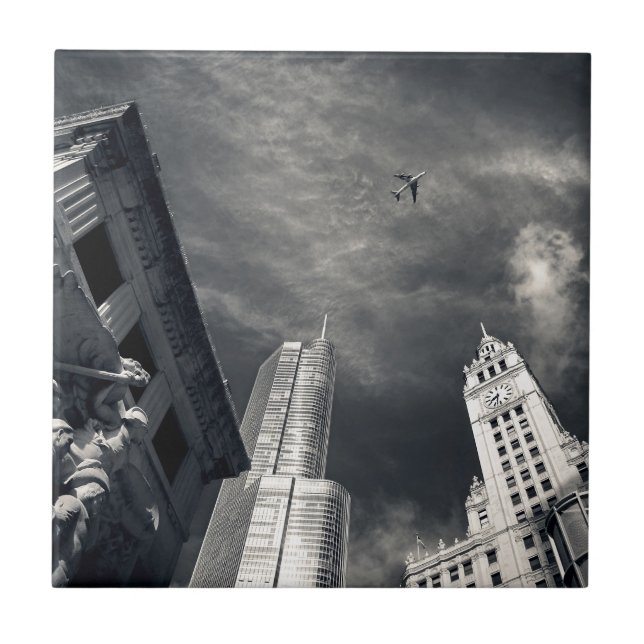 Chicago skyline tile (Front)