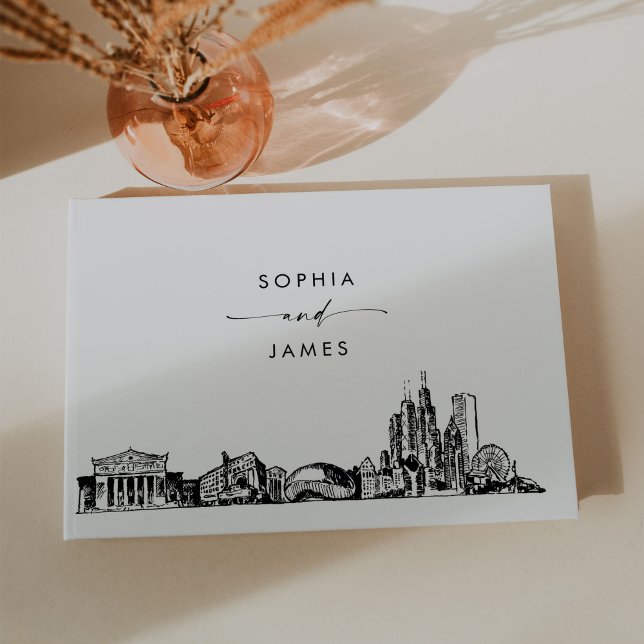 Chicago Skyline Wedding Guest Book (Creator Uploaded)