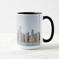 Chicago Skyline With Lake Michigan