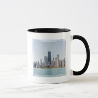 Chicago Skyline With Lake Michigan