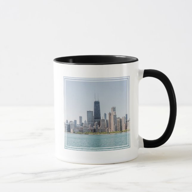 Chicago Skyline With Lake Michigan Mug (Right)