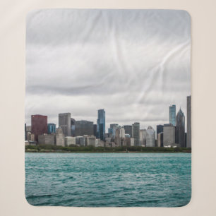 Chicago skylinechicago, skyline, aerial, architect sherpa blanket