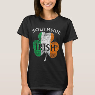 Chicago Southside Irish Flag St. Patrick's Day T-Shirt