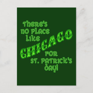 CHICAGO St Patricks Day Postcard