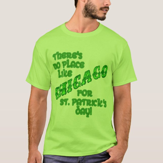 CHICAGO St Patricks Day T-Shirt (Front)