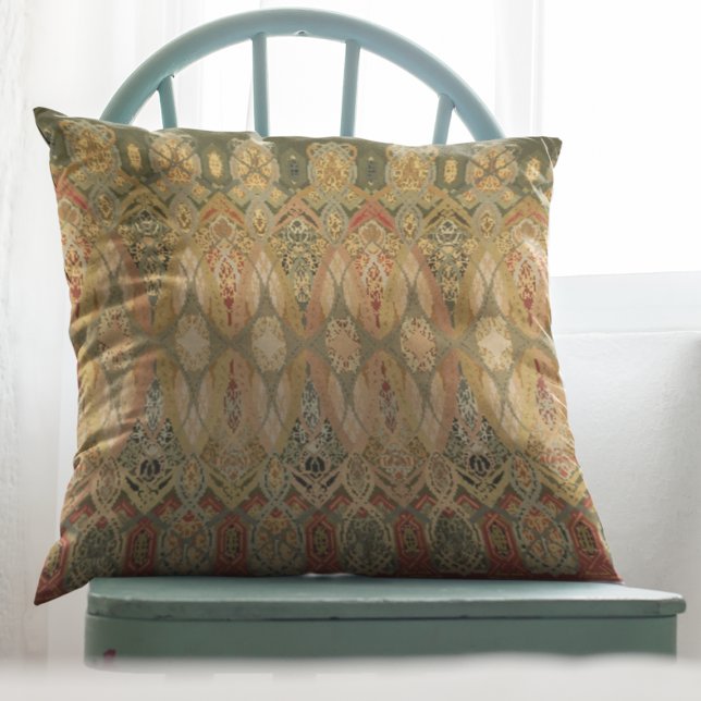 Chicago Stock Exchange Trading Room Stencil Accent Cushion (Creator Uploaded)