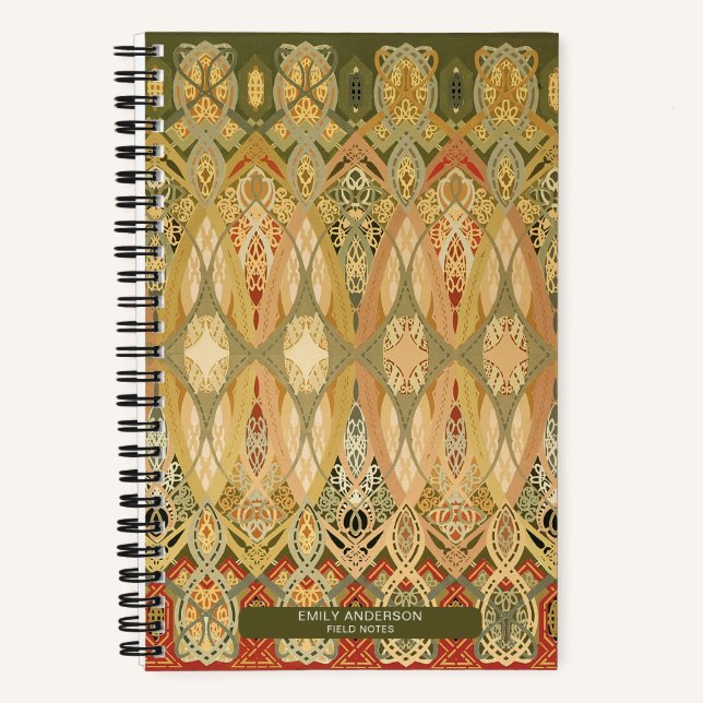 Chicago Stock Exchange Trading Room Stencil Notebook (Front)