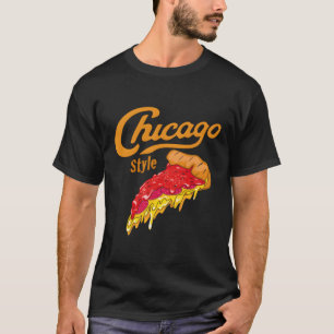 Chicago Style Deep Dish Pan Pizza T-Shirt