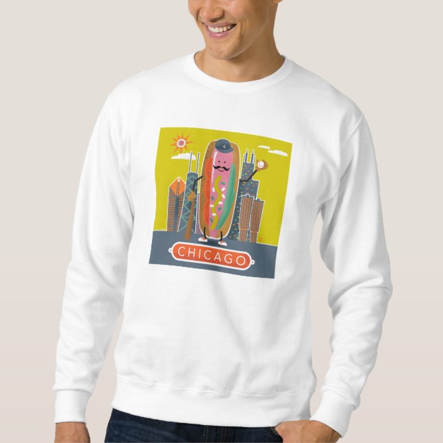 Chicago-Style Hotdog Sweatshirt (Front)