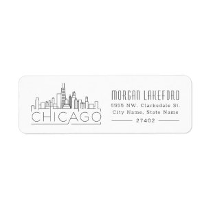 Chicago Stylised Skyline  