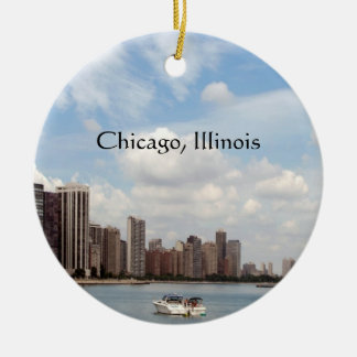 Chicago...Summertime Keepsake Ceramic Tree Decoration