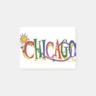 Chicago Sun and Stars Post-it Notes