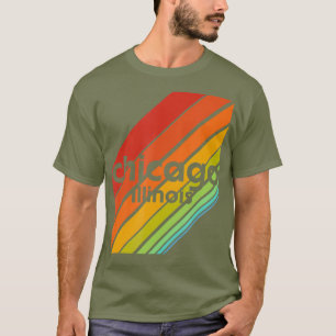 Chicago t shirt vintage retro style disco tee