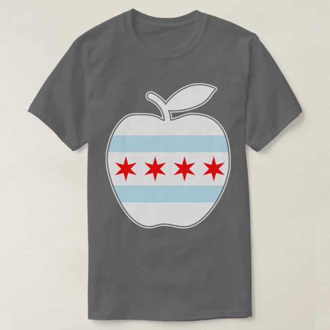 Chicago Teachers Red For Ed Fund Our Future T-Shirt (Design Front)