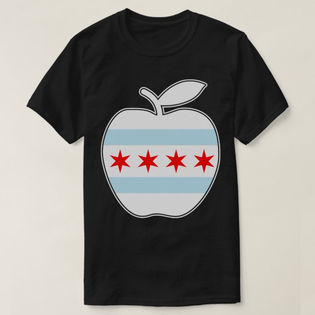 Chicago Teachers Red For Ed Fund Our Future T-Shirt (Design Front)