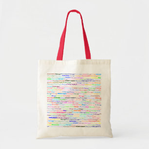 Chicago Text Design II Budget Tote Bag