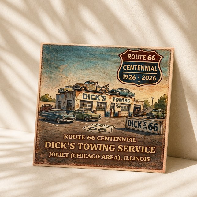 Chicago Towing Service Flat Greeting Card (Creator Uploaded)