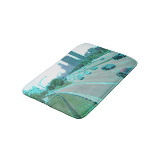 Chicago Traffic in Coloured Foil Bath Mat