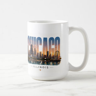 💙 Chicago Travel Luxury Editorial City Style 💙 Coffee Mug
